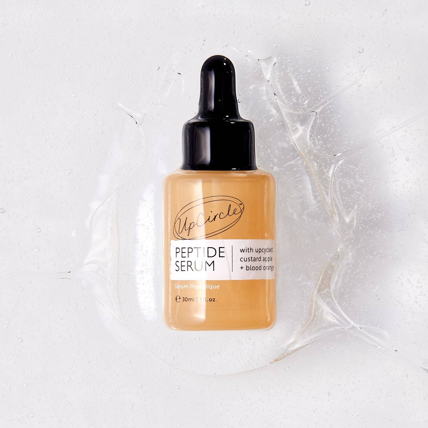 Upcircle vegan collagen boosting peptide face serum