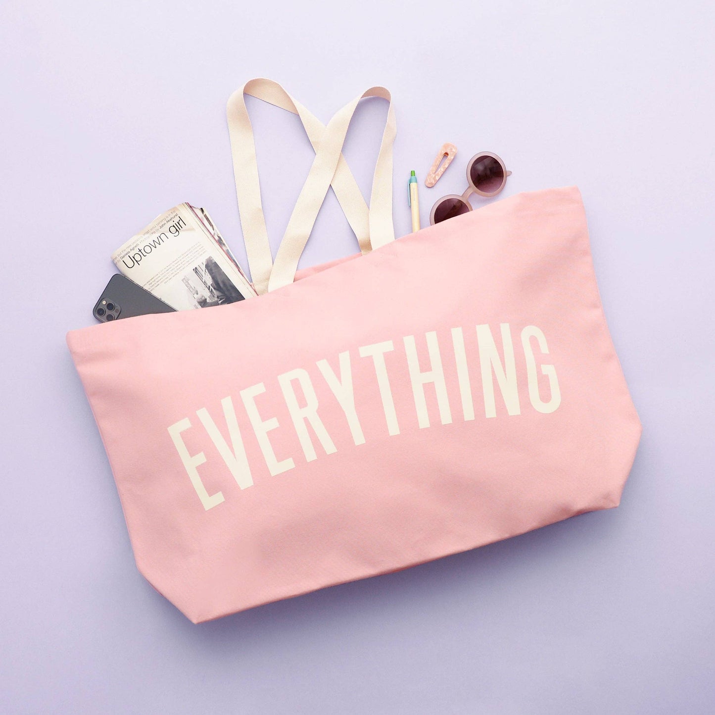 Everything - sugar pink REALLY big bag