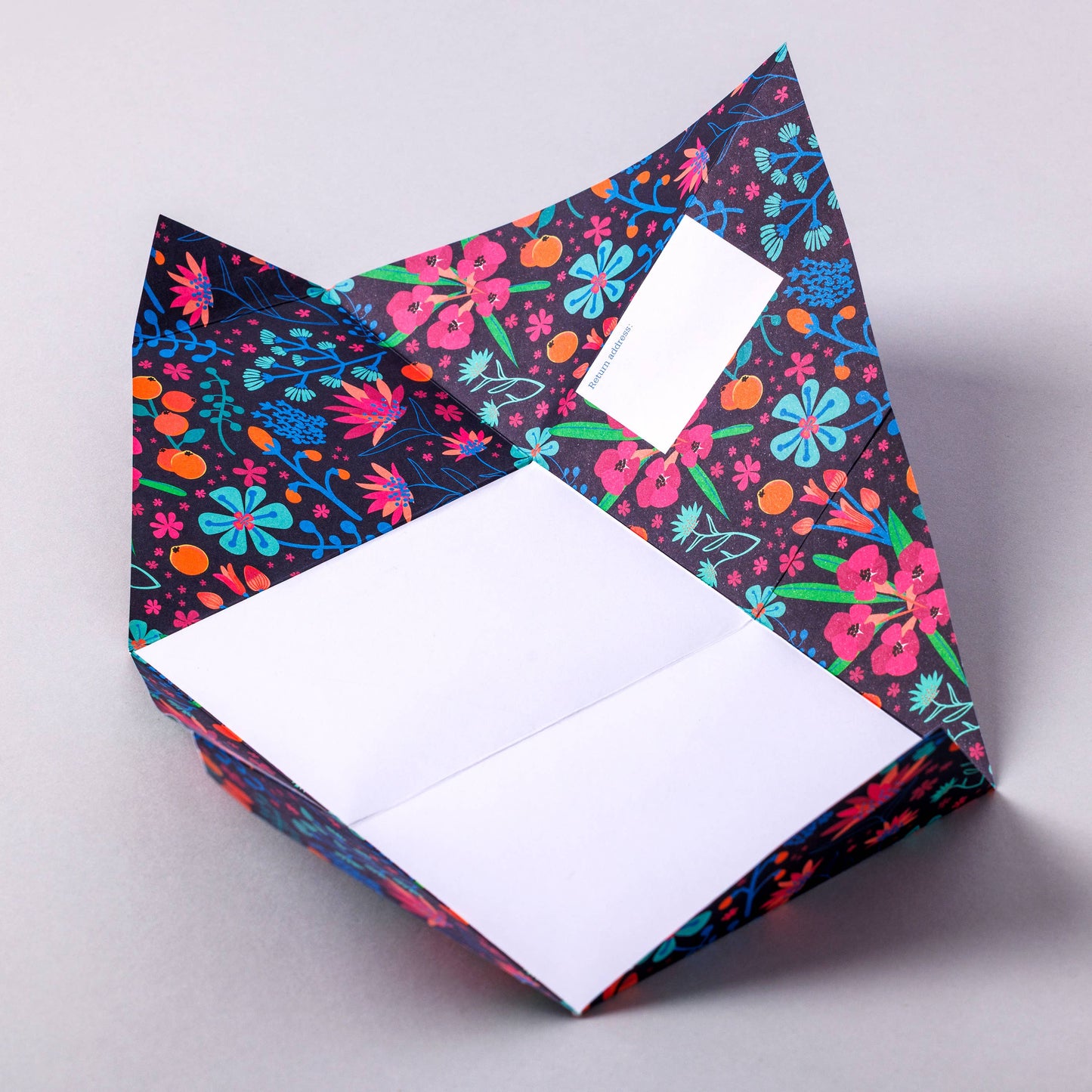Midnight Garden Pigeon - pack of 6 folding letters