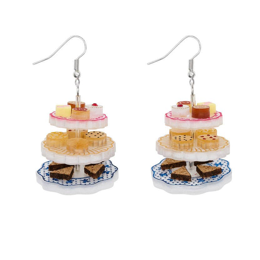 Afternoon tea earrings by Tatty Devine
