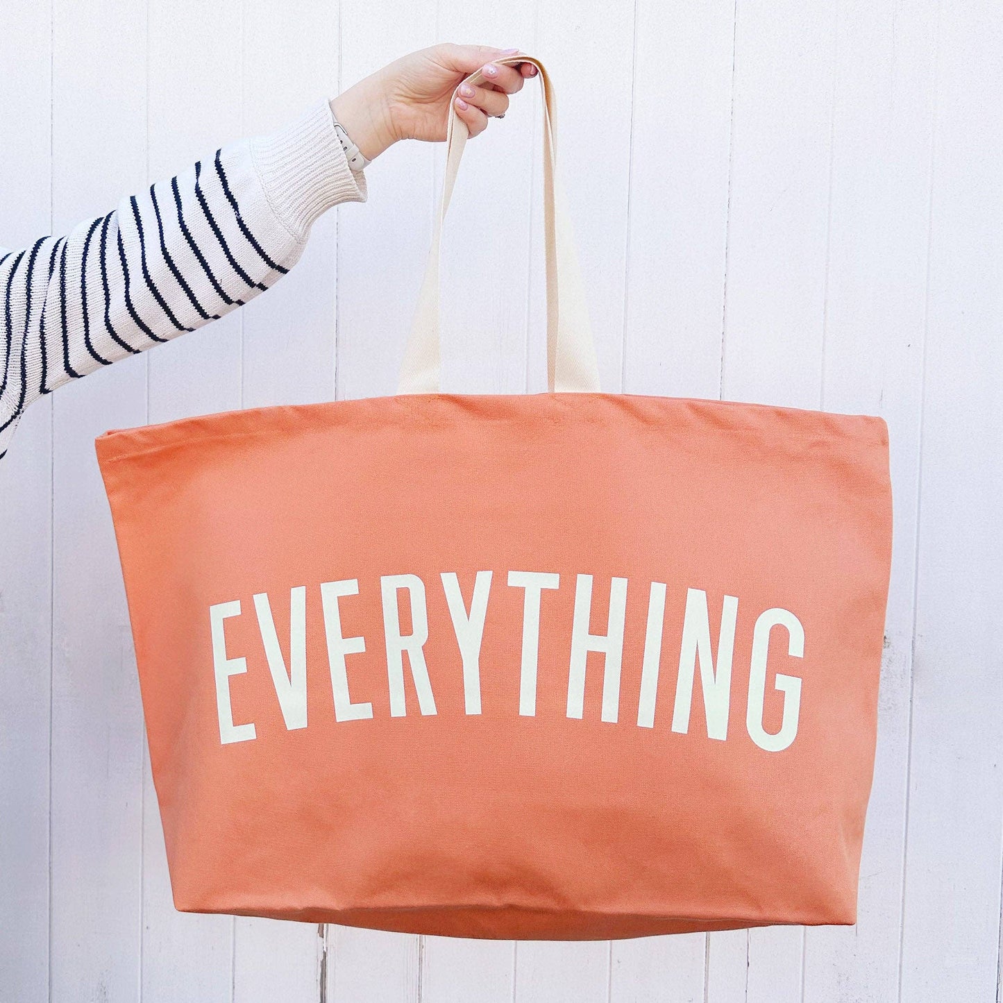 Everything - peach REALLY big bag