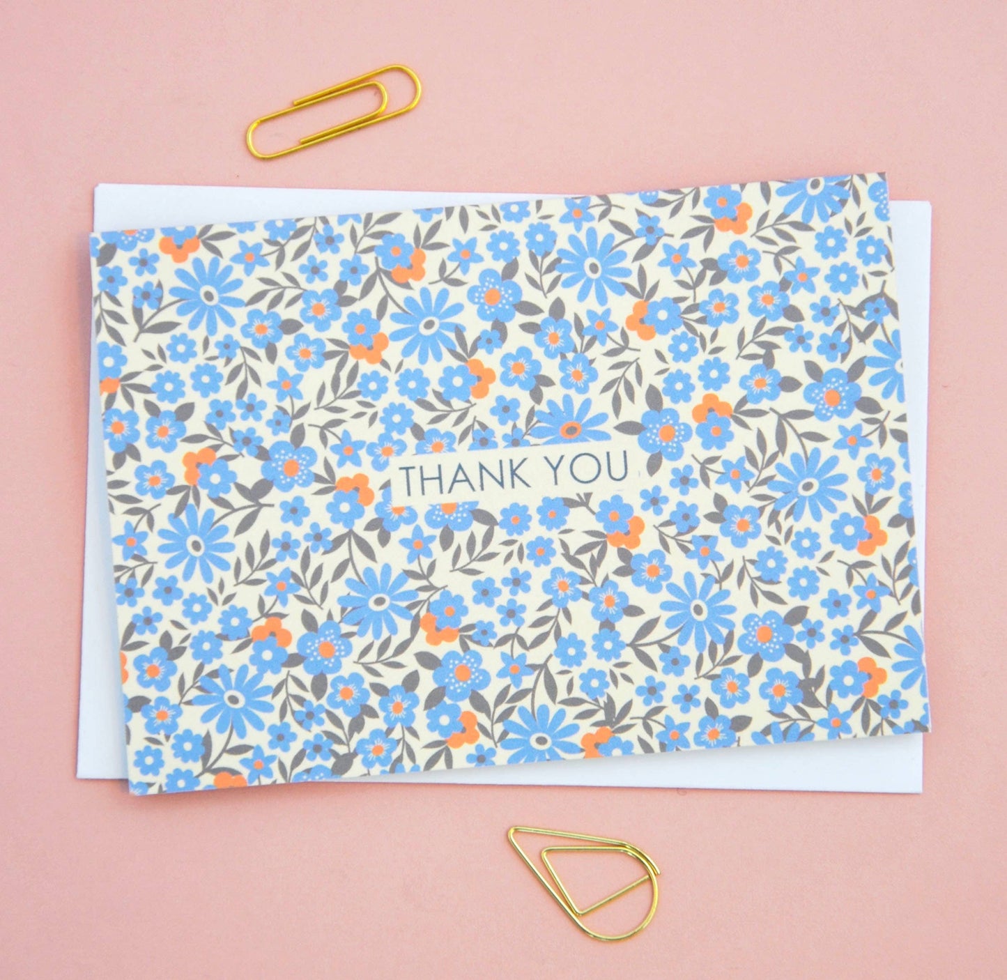Set of eight 'pick & mix' thank you notecards