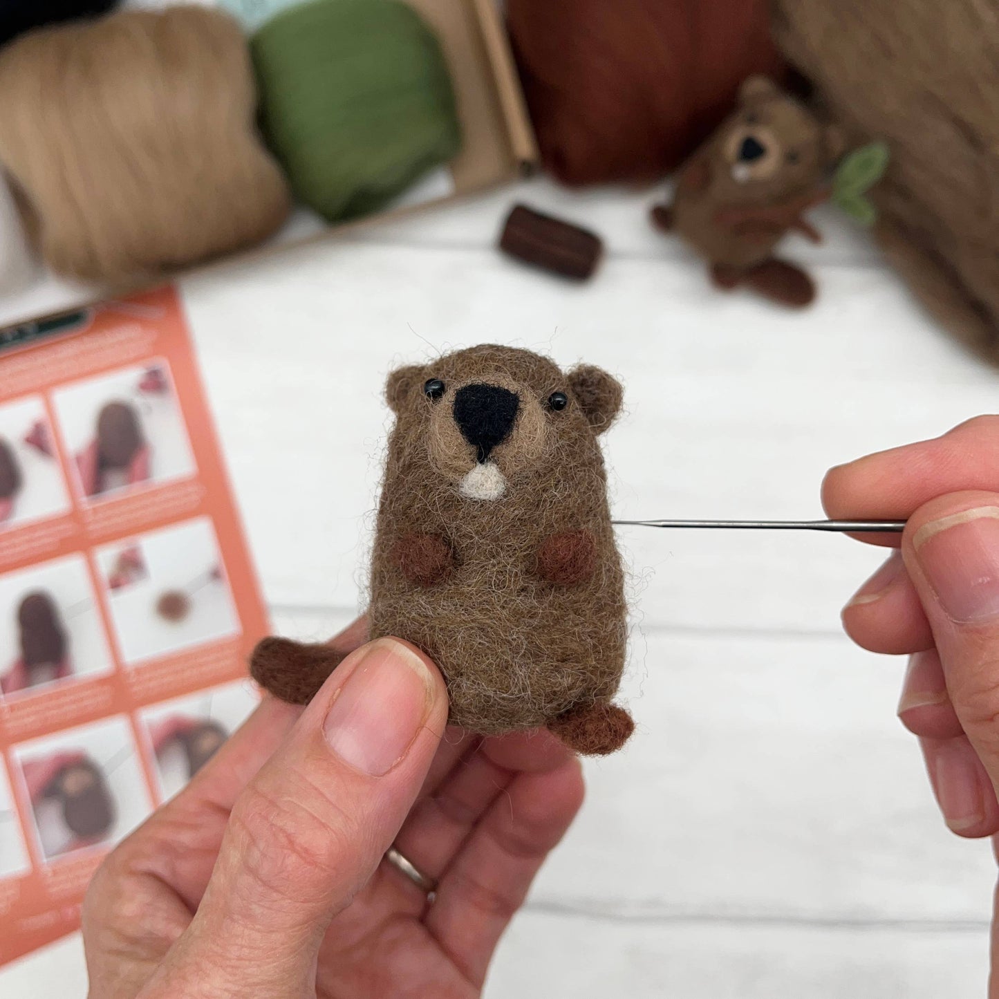 Beavers needle felting kit