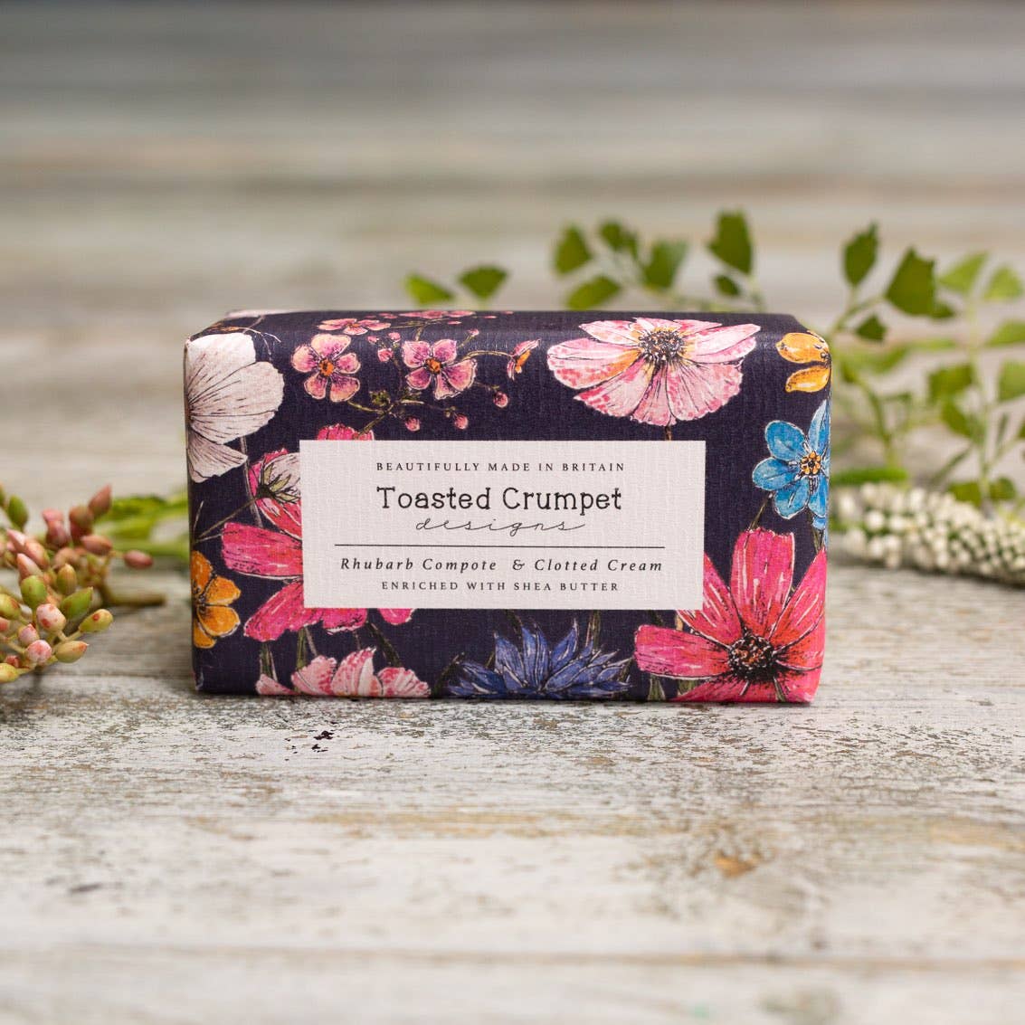 Rhubarb compote & clotted cream soap