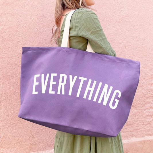 Everything - lavender REALLY big bag