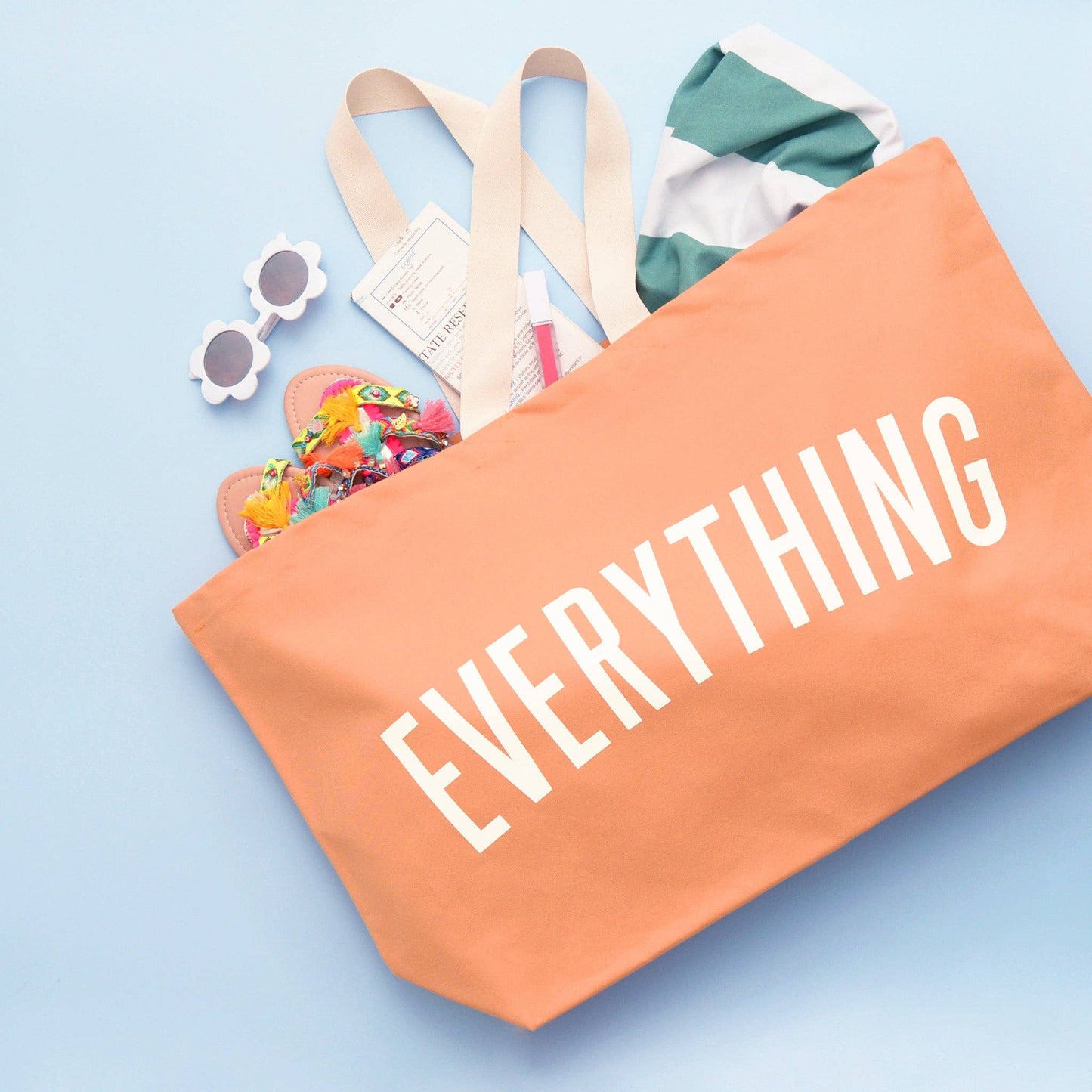 Everything - peach REALLY big bag