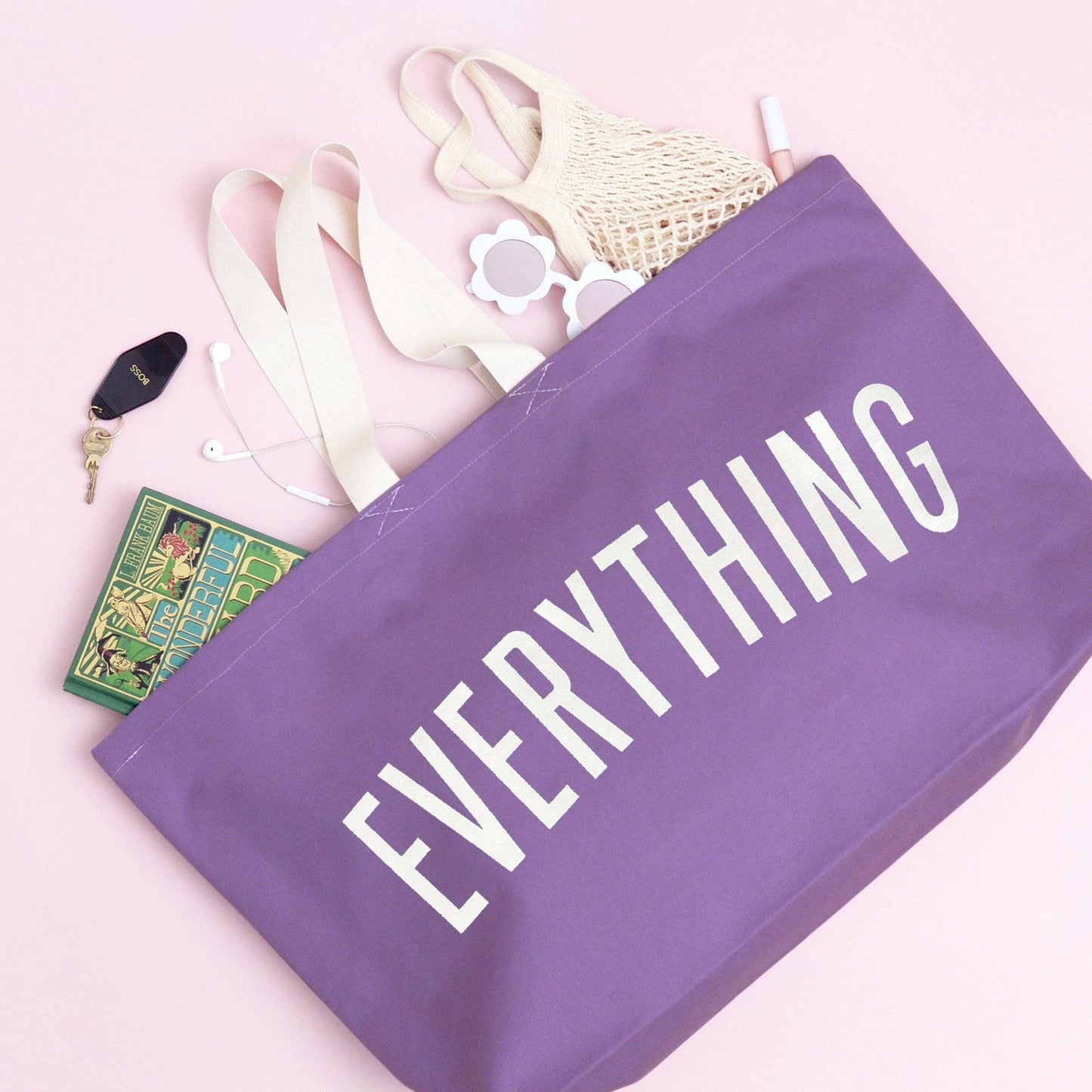 Everything - lavender REALLY big bag
