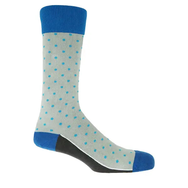 Pin polka large socks (size 6-13)