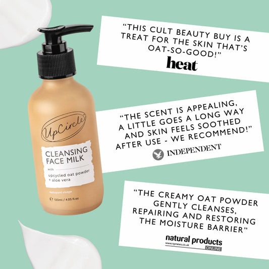 Upcircle cleansing face milk with aloe vera