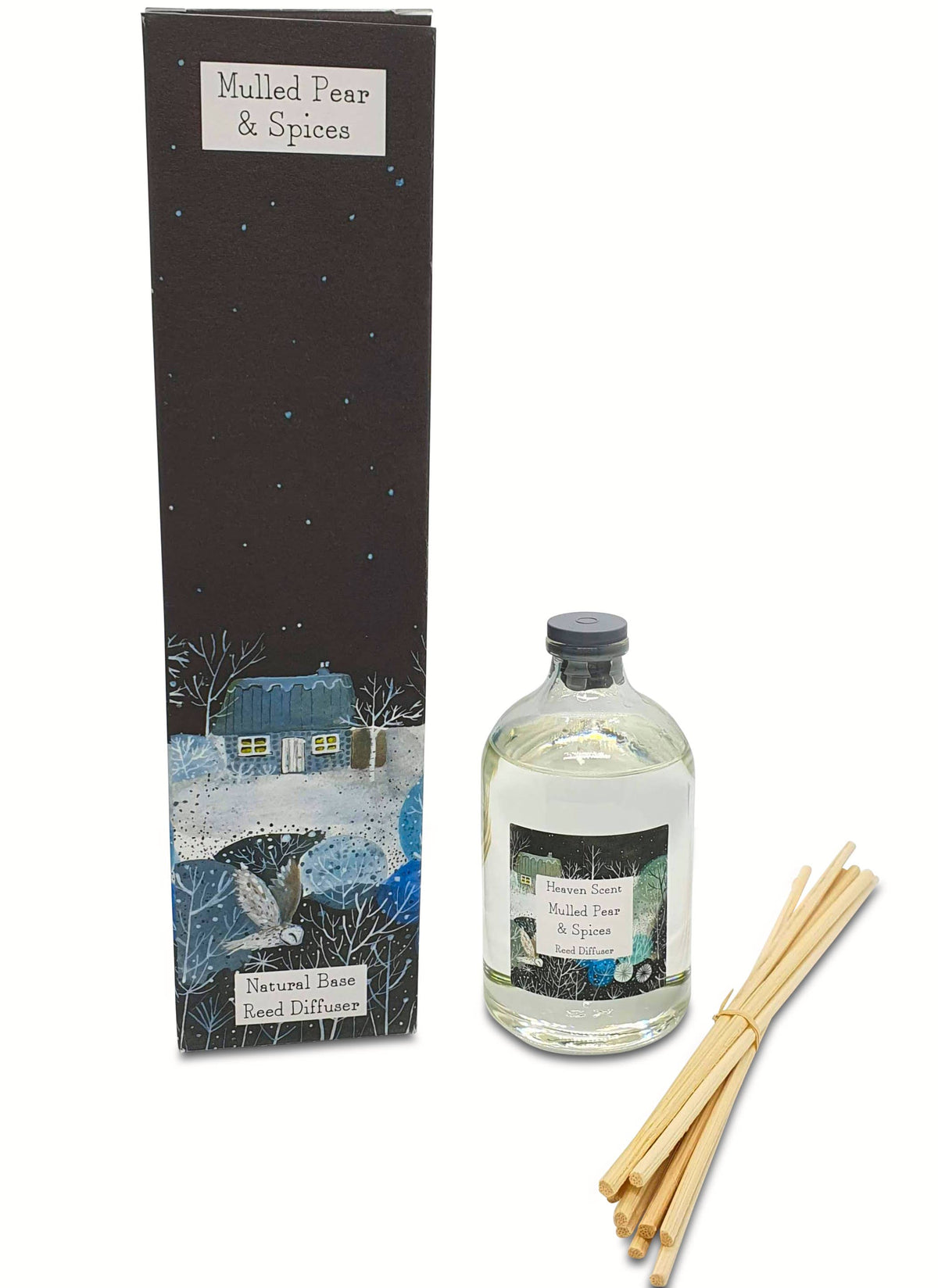 Autumn/winter woodland fragranced reed diffuser