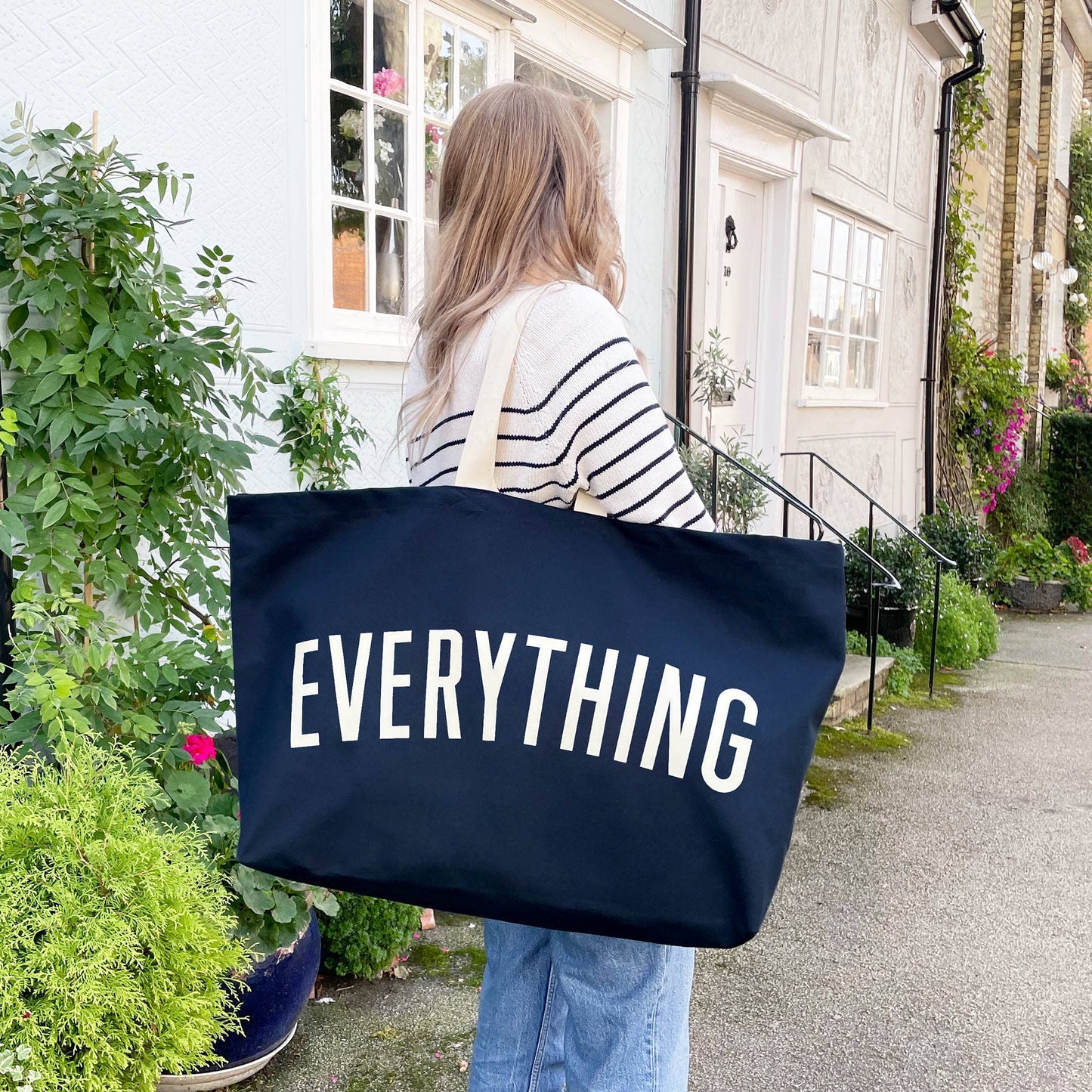 Everything - midnight blue REALLY big bag