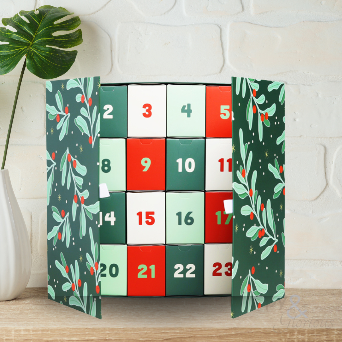 Fill your own advent calendar box