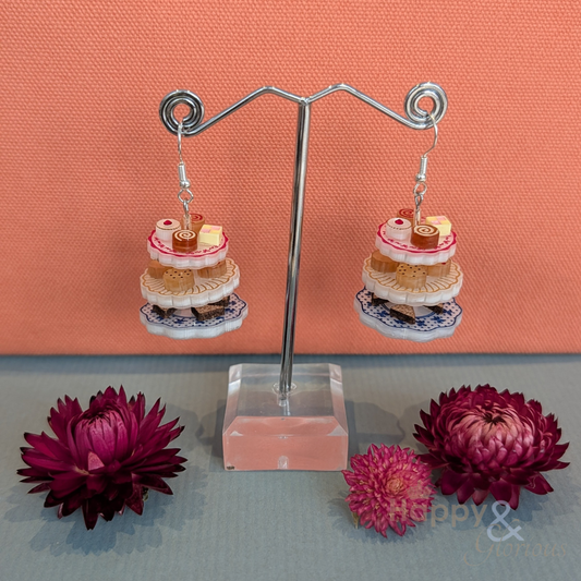 Afternoon tea earrings by Tatty Devine