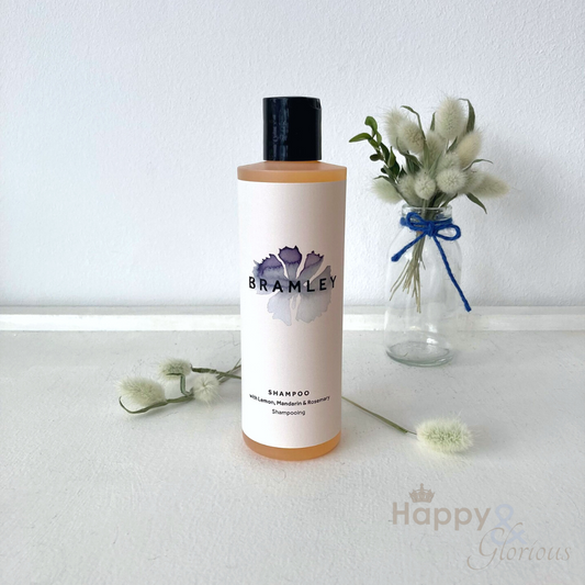 Lemon, mandarin & rosemary shampoo by Bramley Products