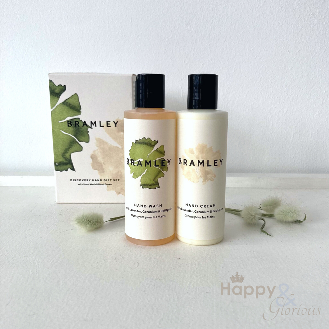 Small hand wash & hand cream gift set by Bramley Products