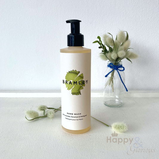 Lavender, geranium & petitgrain hand wash by Bramley Products
