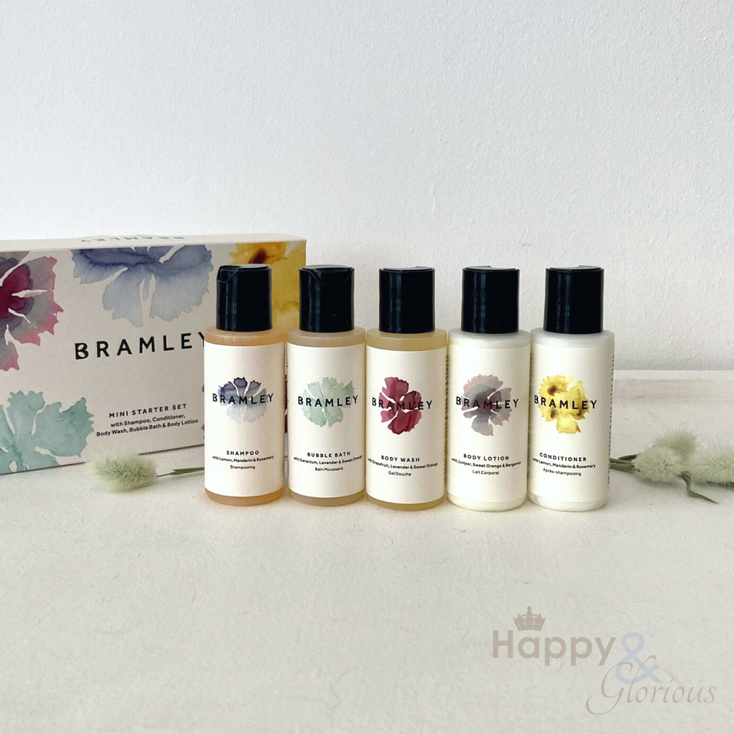Mini 'starter' pampering gift set by Bramley Products