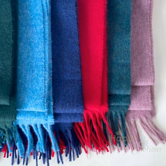 Super soft merino wool scarf in a choice of colours