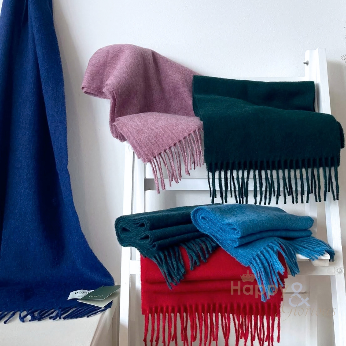 Super soft merino wool scarf in a choice of colours