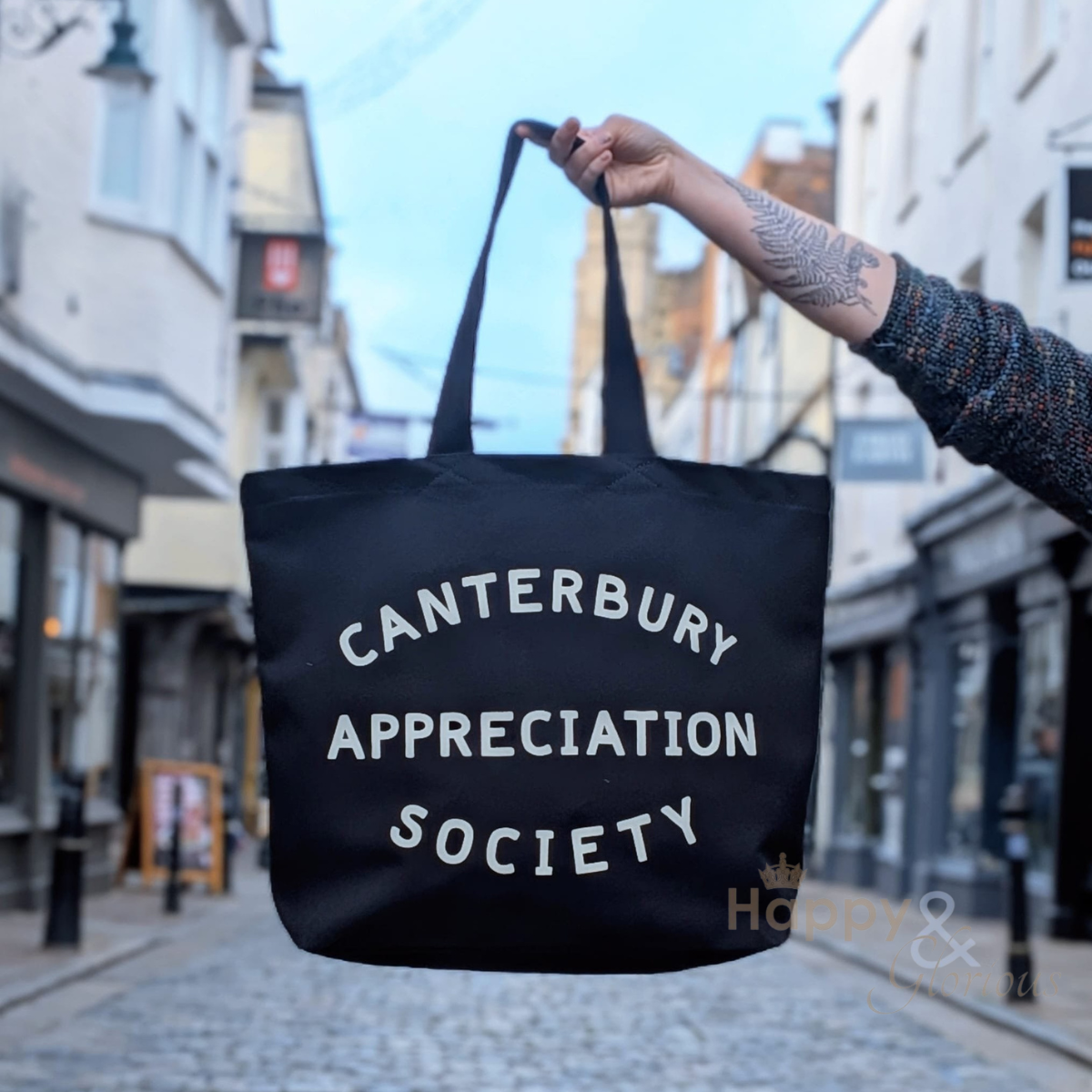 Canterbury appreciation society canvas tote bag