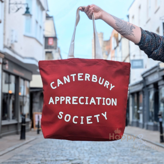 Canterbury appreciation society canvas tote bag