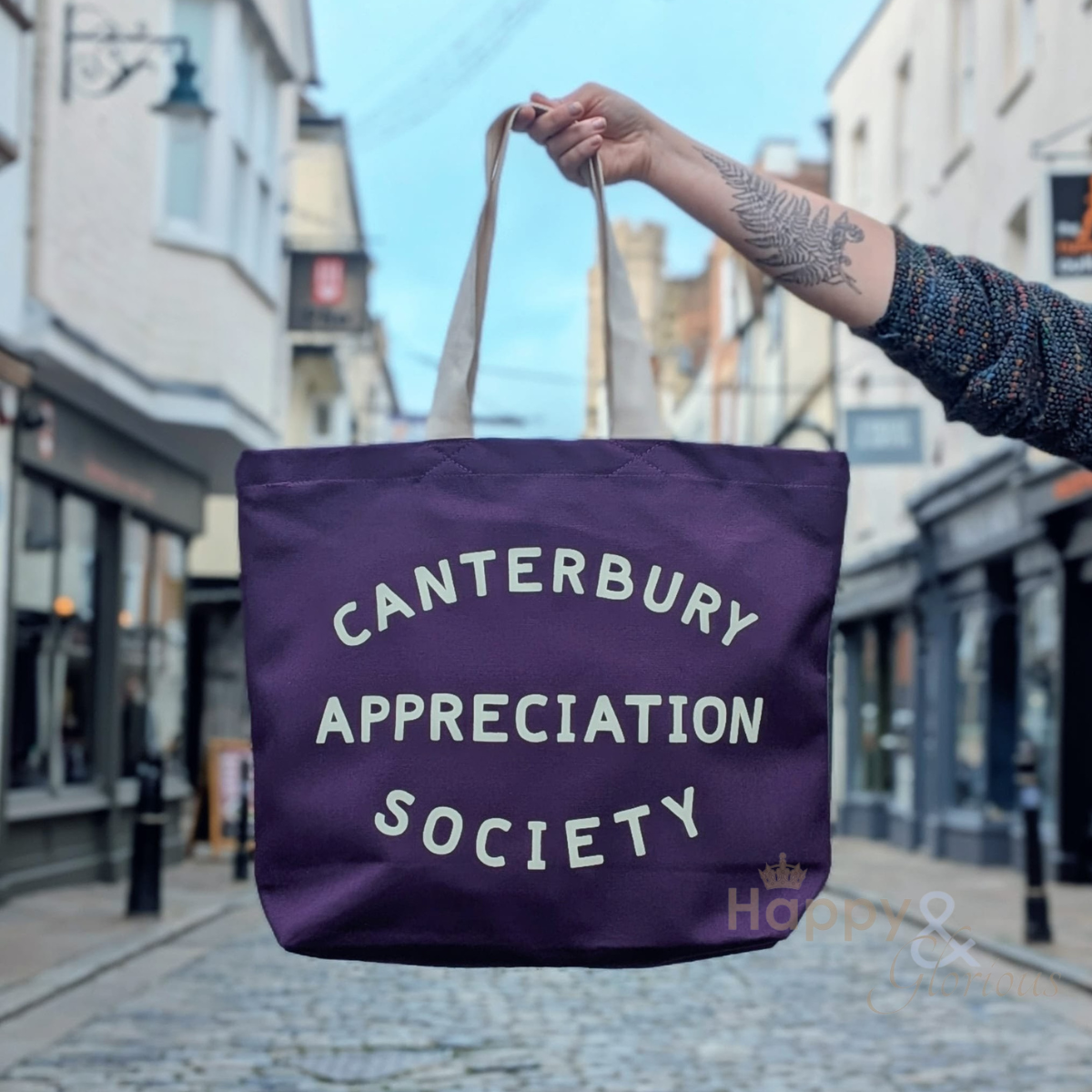 Canterbury appreciation society canvas tote bag