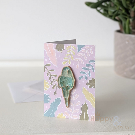 Barbara budgie plant pal decoration