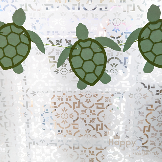 Jolly paper bunting - Turtles