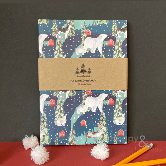 Winter wonderland notebook