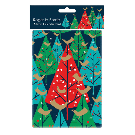 Brilliant birds Advent calendar card