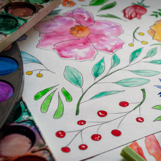 Floral watercolour cards workshop - Wednesday 22nd April
