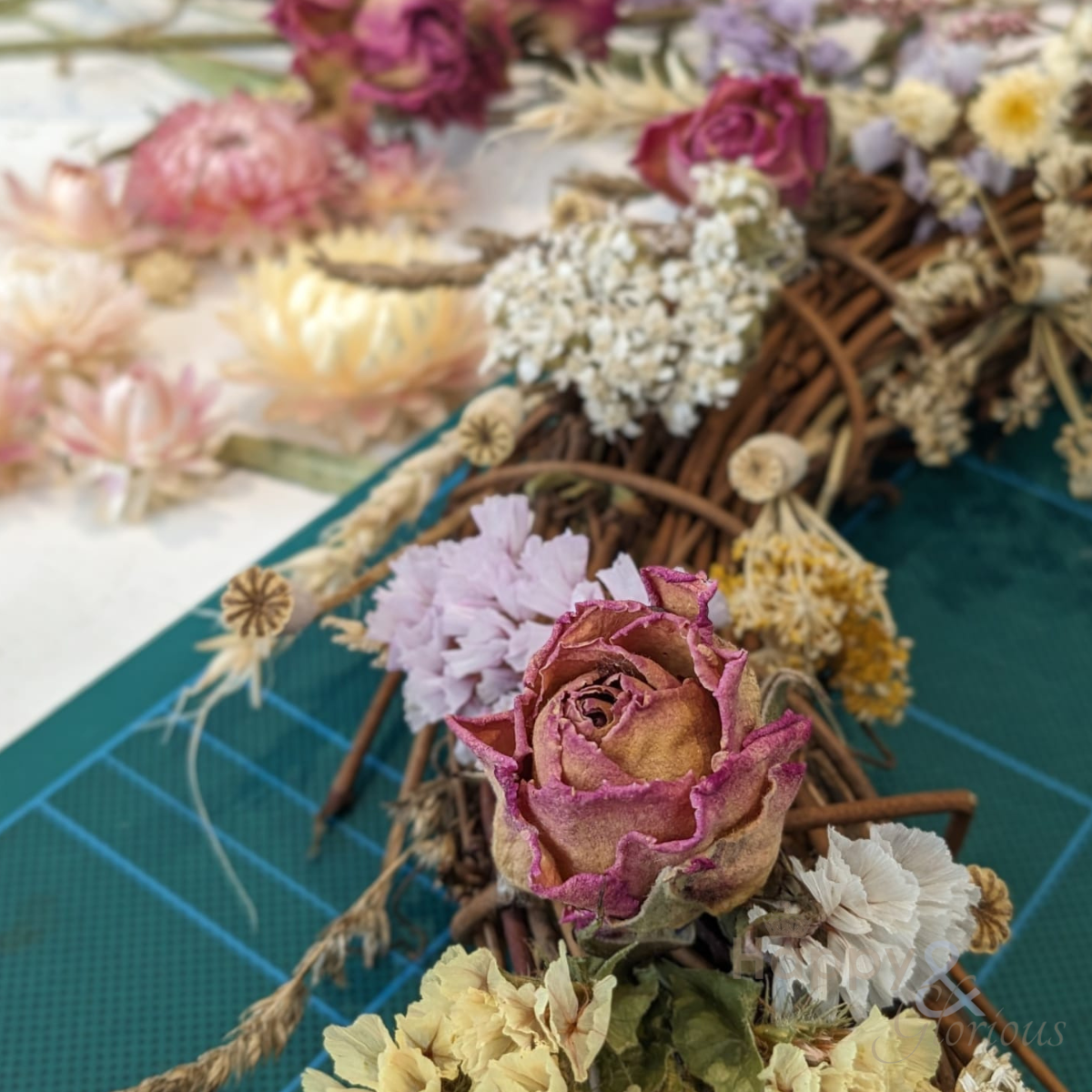 Summer dried flower wreath workshop - Monday 21st July