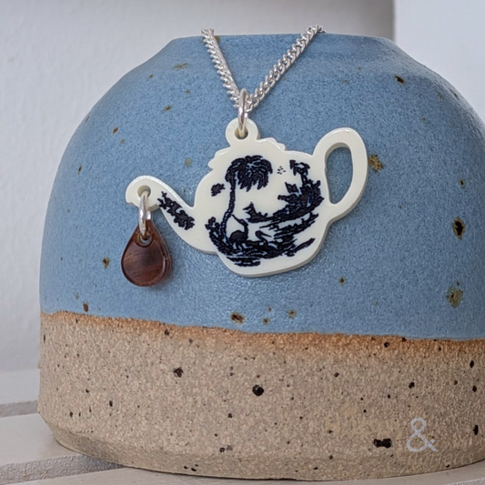 Vintage teapot pendant by Tatty Devine