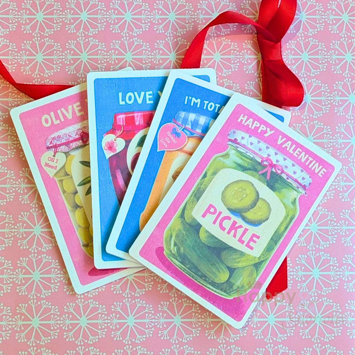 Nuts about you wooden postcard