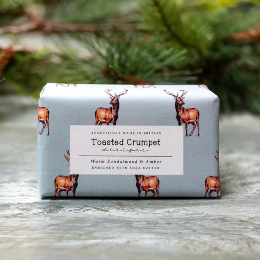 Sandalwood & amber luxury soap