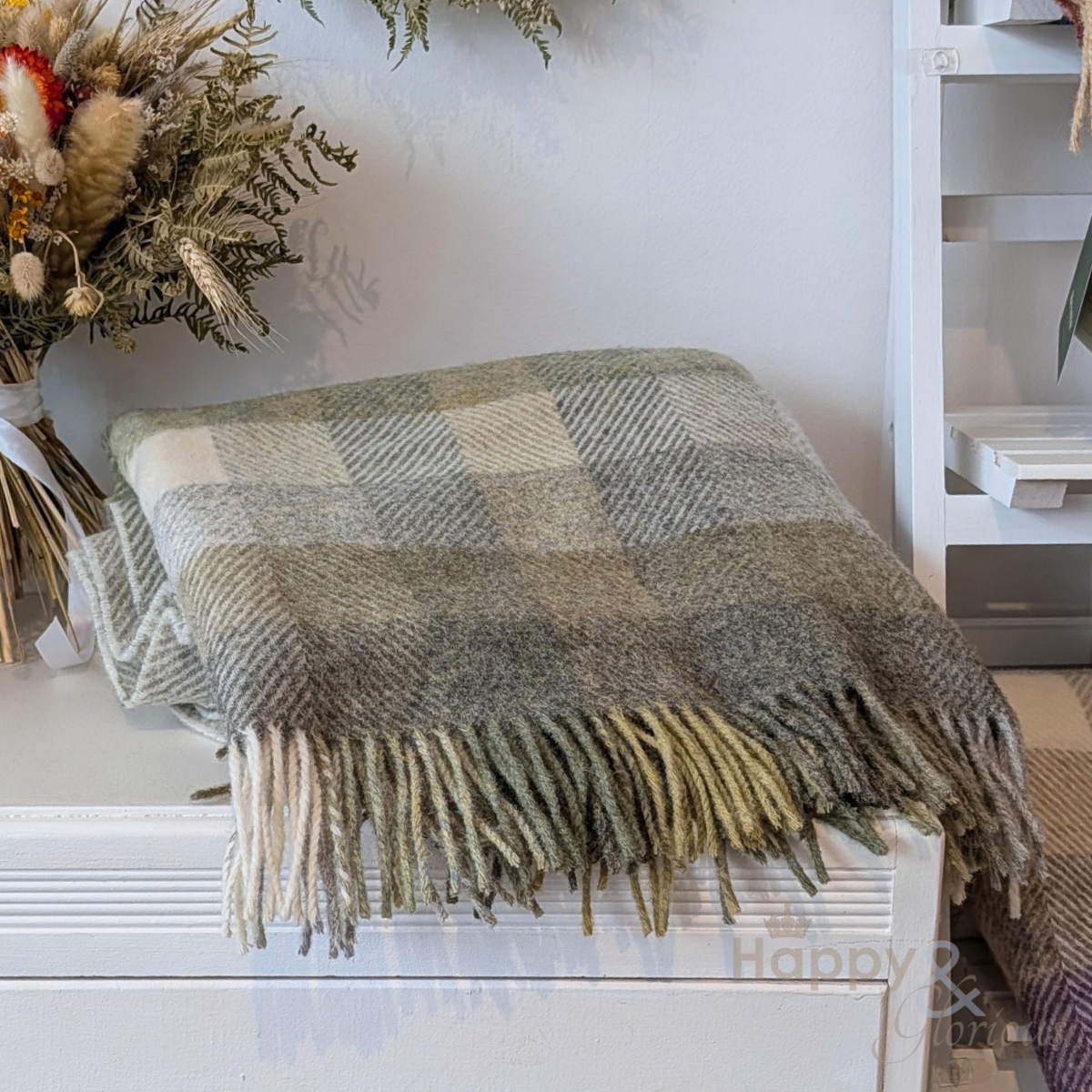 Woodale pure wool throw from Bronte by Moon