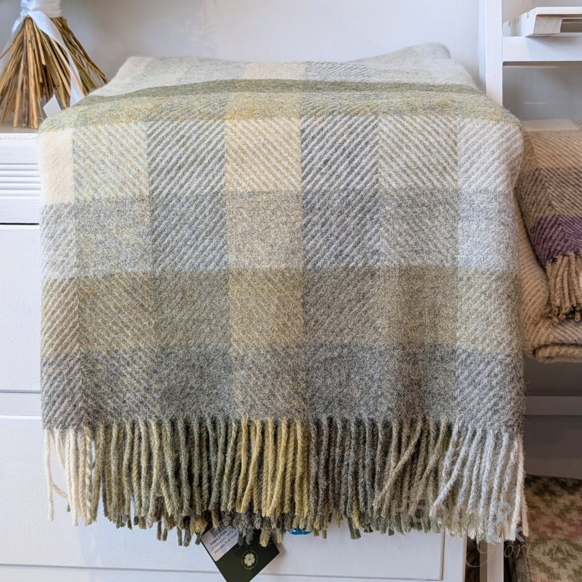 Woodale pure wool throw from Bronte by Moon