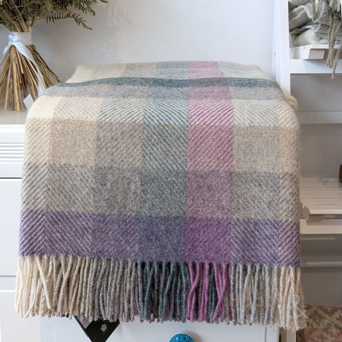 Woodale pure wool throw from Bronte by Moon