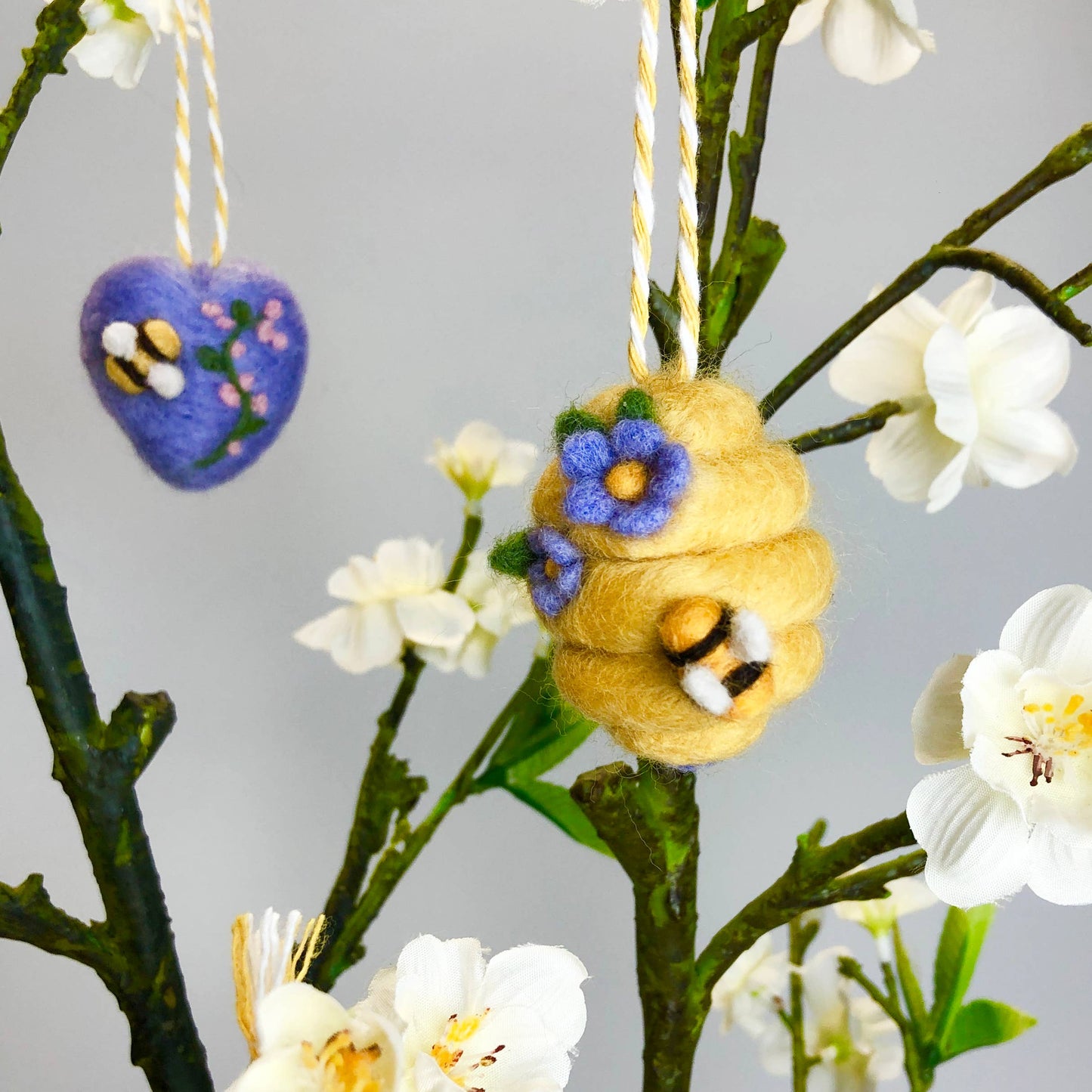 Springtime needle felting craft kit