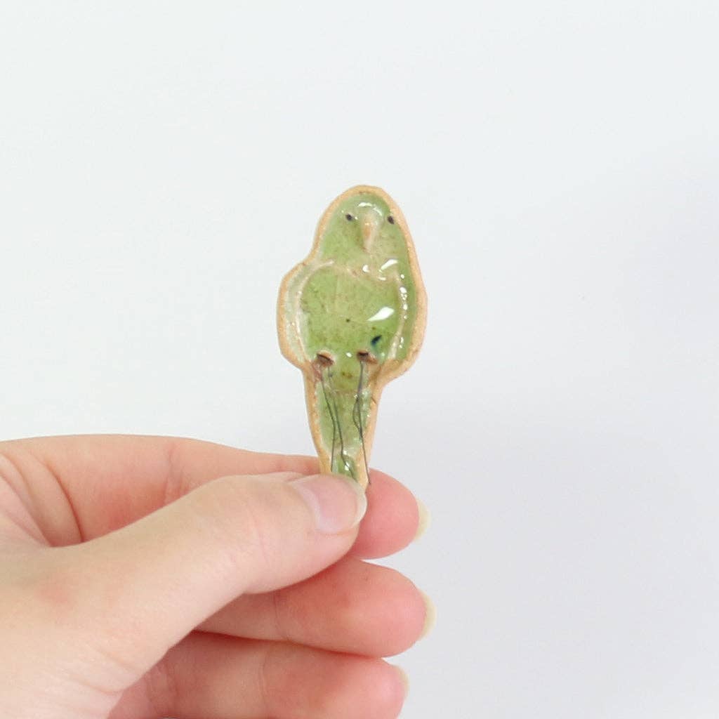 Bobby budgie plant pal decoration