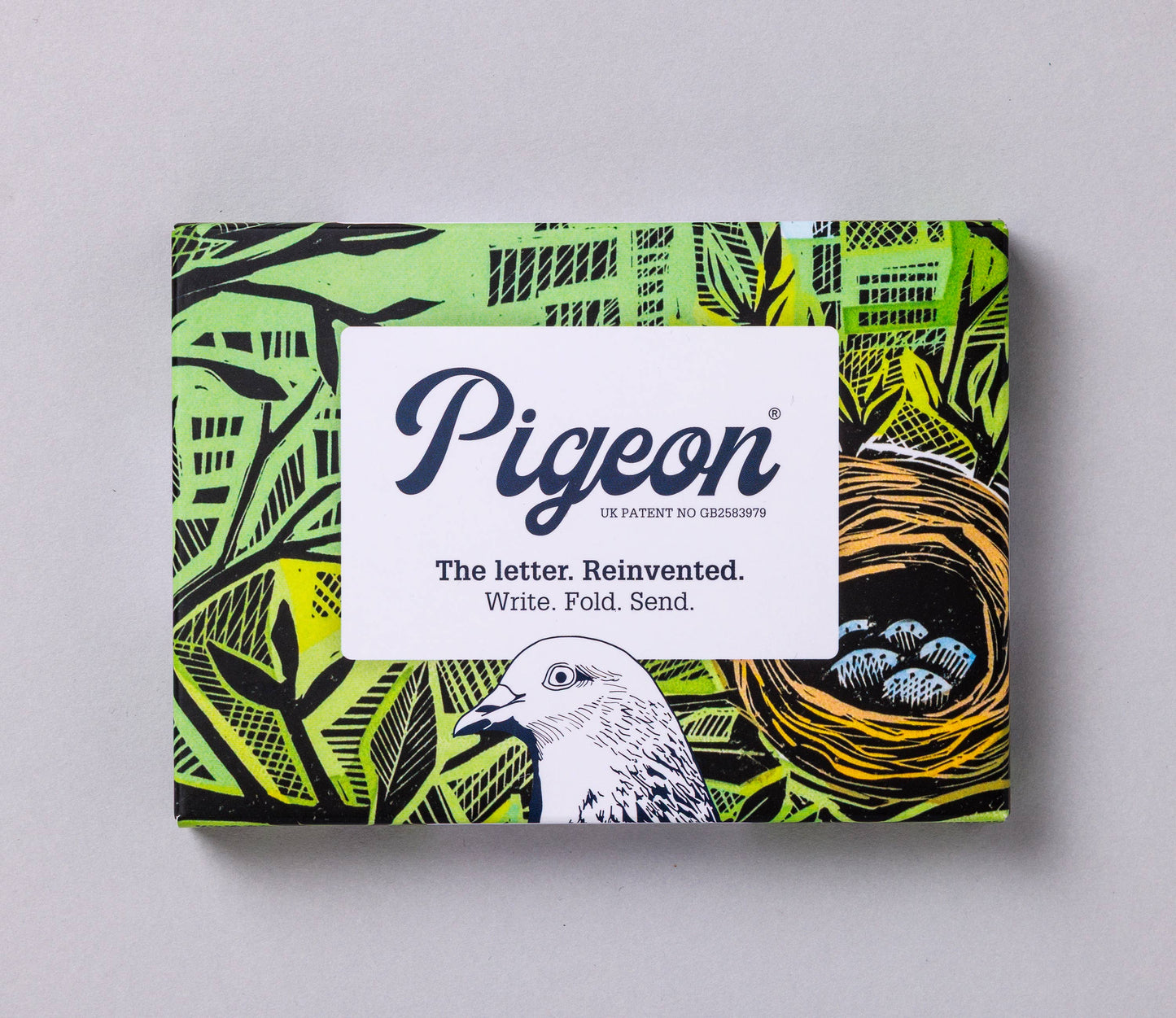 Wonderfully Wild Pigeon - pack of 6 folding letters