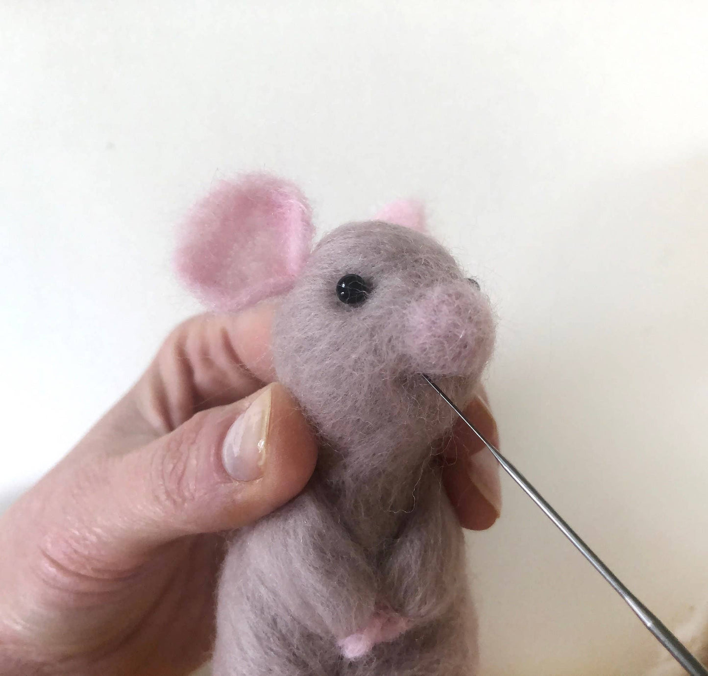 Little mice needle felting kit