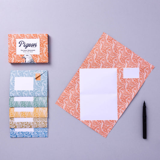Nature Study Pigeon - pack of 6 folding letters
