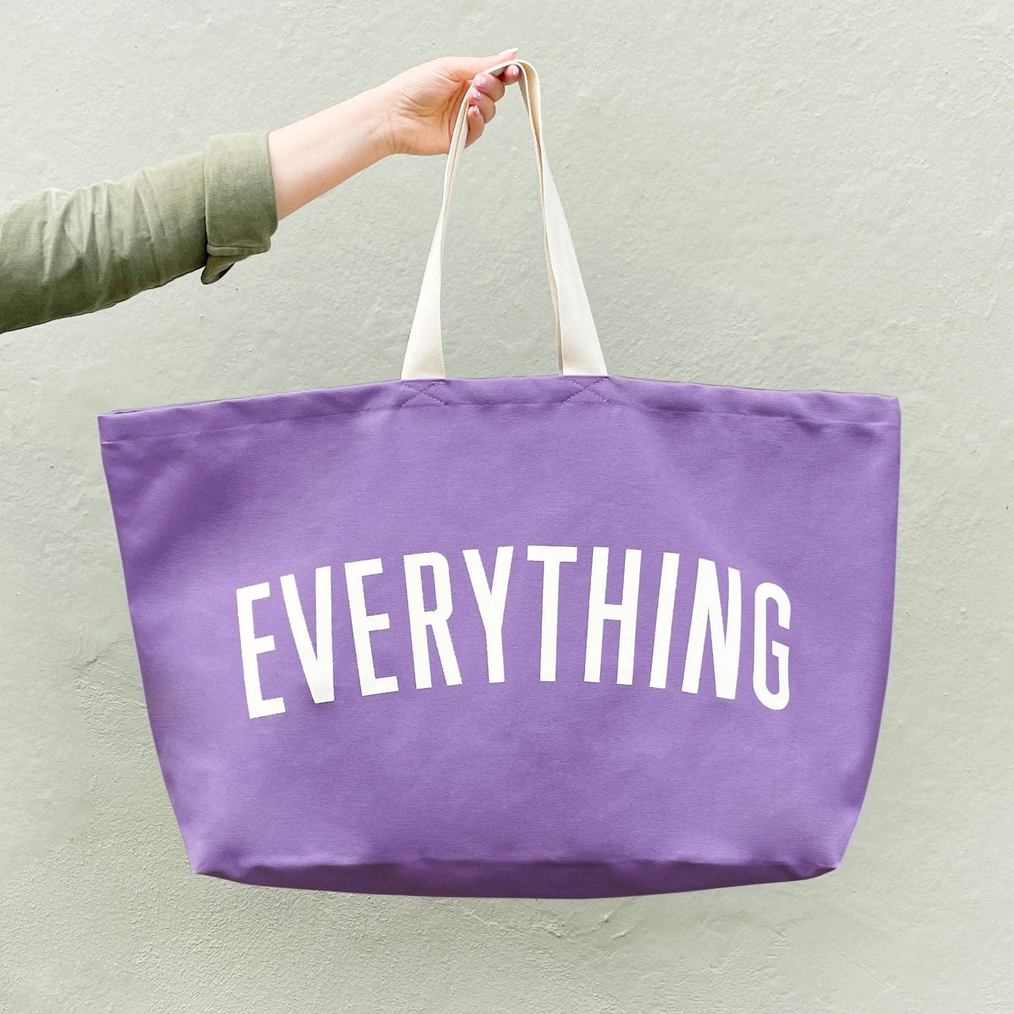 Everything - lavender REALLY big bag