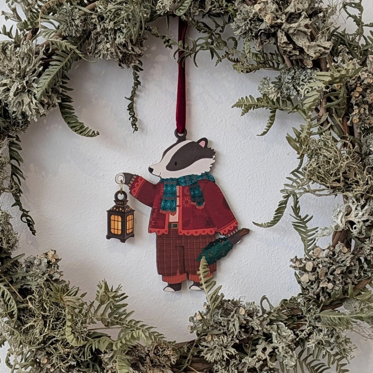 Folk animals Christmas decoration