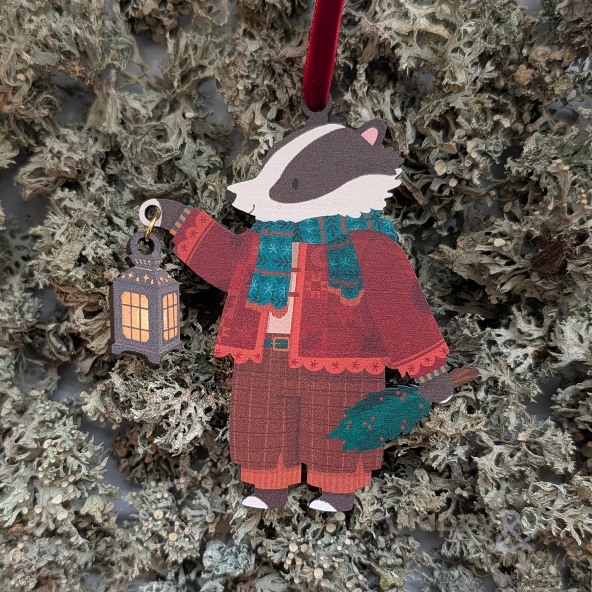 Folk animals Christmas decoration
