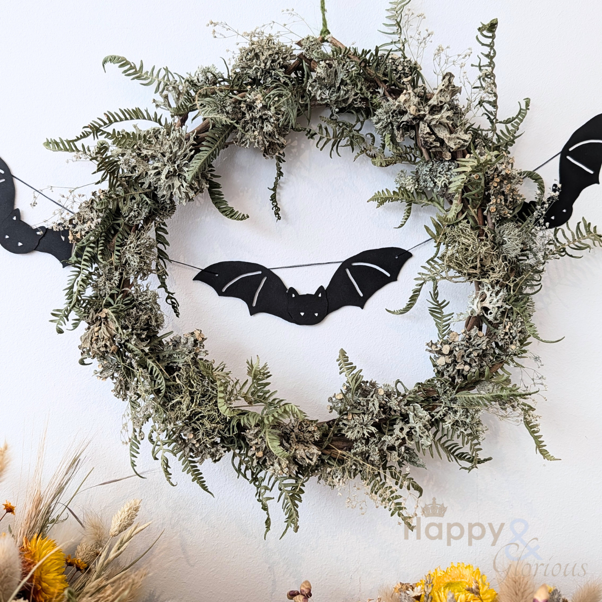 Jolly paper bunting - Flappy bats