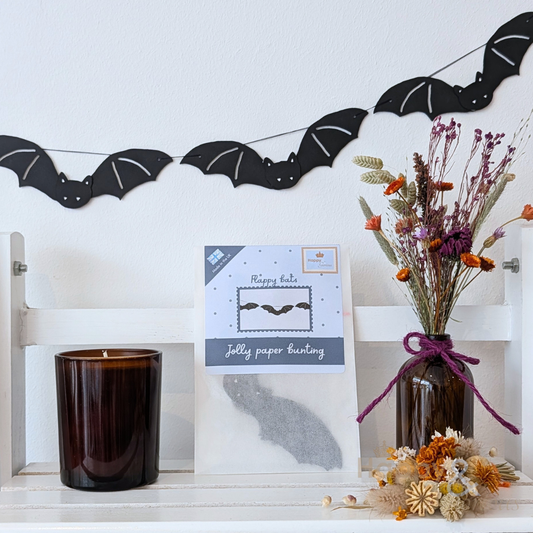 Jolly paper bunting - Flappy bats