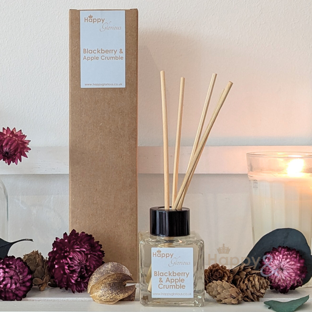 Autumn/winter mini fragrance reed diffuser - six fragrances