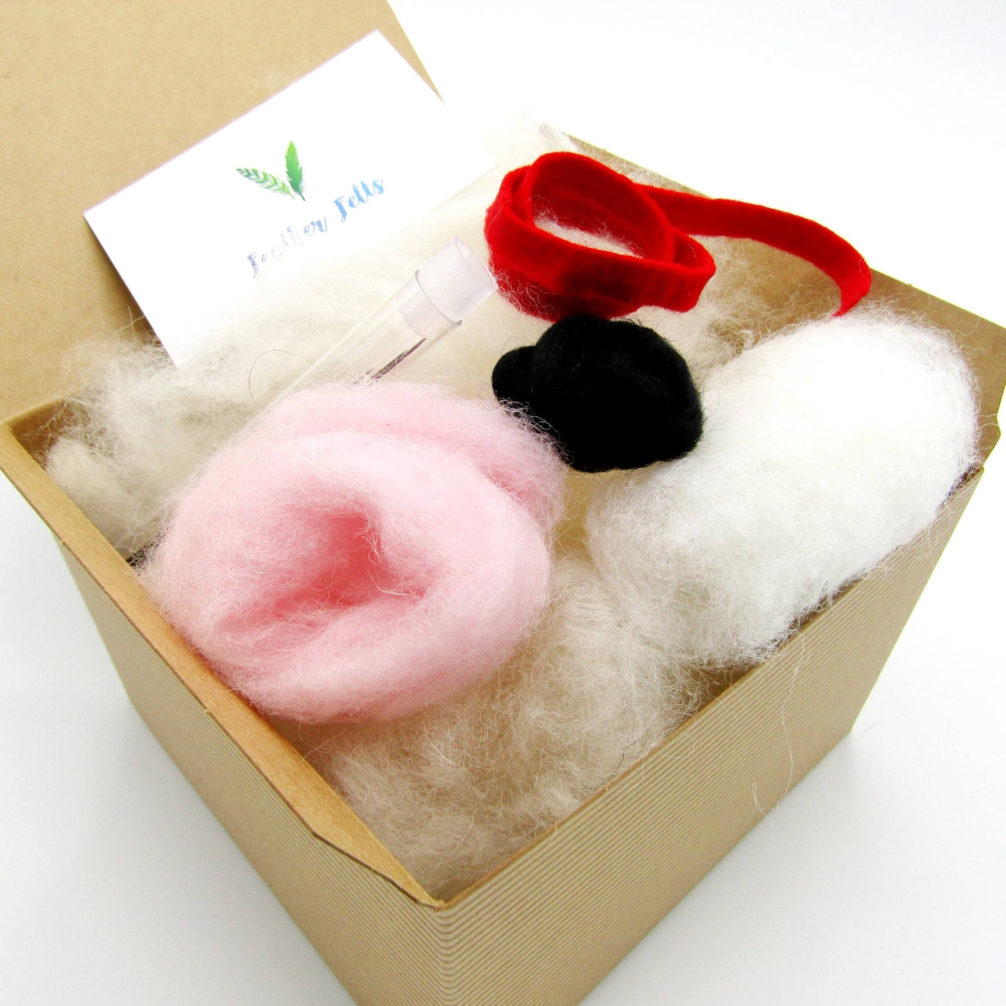 Happy mouse needle felting kit | UK made craft kit